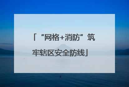 “网格+消防”筑牢辖区安全防线