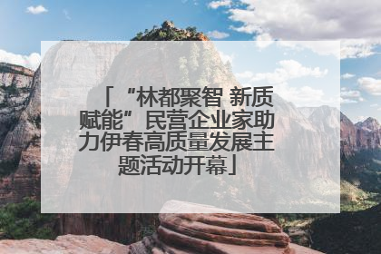 “林都聚智 新质赋能”民营企业家助力伊春高质量发展主题活动开幕