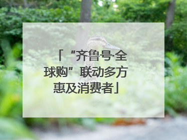 “齐鲁号·全球购”联动多方惠及消费者