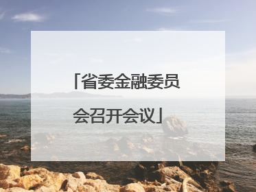 省委金融委员会召开会议