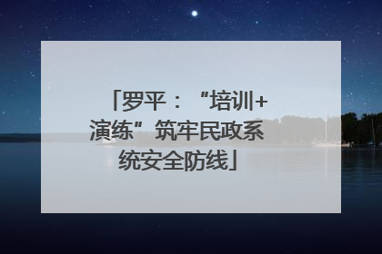 罗平：“培训+演练”筑牢民政系统安全防线