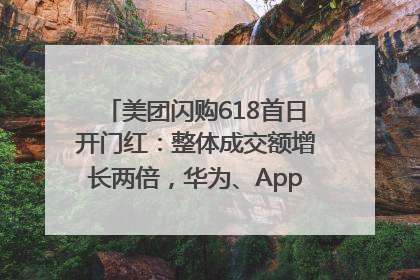 美团闪购618首日开门红：整体成交额增长两倍，华为、Apple、沃尔玛等近800个品牌翻倍增长
