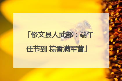 修文县人武部：端午佳节到 粽香满军营