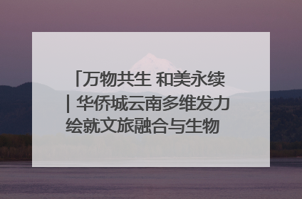 万物共生 和美永续｜华侨城云南多维发力 绘就文旅融合与生物多样性保护新图景