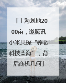 上海划地2000亩，邀腾讯小米共探“养老科技蓝海”，背后商机几何
