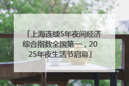 上海连续5年夜间经济综合指数全国第一，2025年夜生活节启幕
