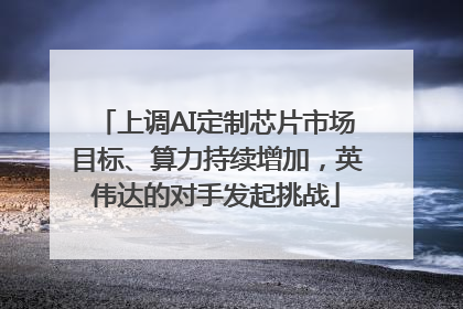 上调AI定制芯片市场目标、算力持续增加，英伟达的对手发起挑战
