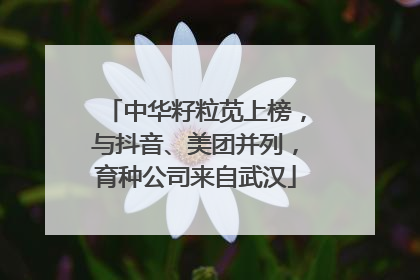 中华籽粒苋上榜，与抖音、美团并列，育种公司来自武汉