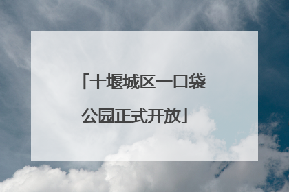 十堰城区一口袋公园正式开放