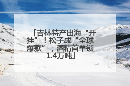 吉林特产出海“开挂”！松子成“全球爆款”，酒精首单锁1.4万吨
