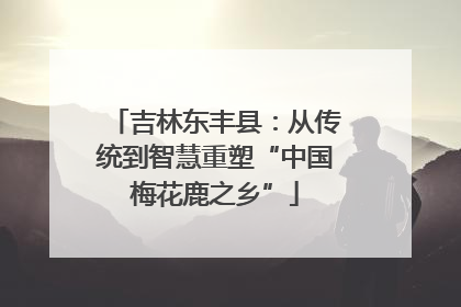 吉林东丰县：从传统到智慧重塑“中国梅花鹿之乡”