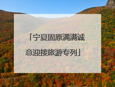 宁夏固原满满诚意迎接旅游专列
