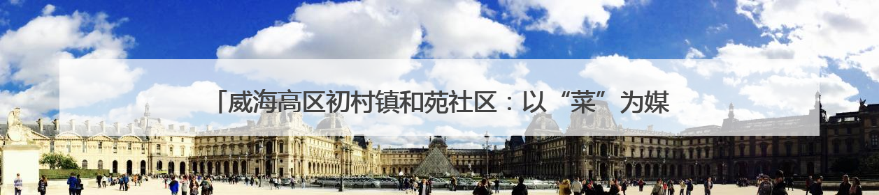 威海高区初村镇和苑社区：以“菜”为媒，以“趣”会友 架起邻里 “连心桥”