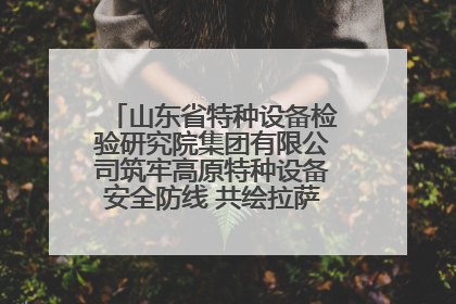 山东省特种设备检验研究院集团有限公司筑牢高原特种设备安全防线 共绘拉萨美好生活画卷