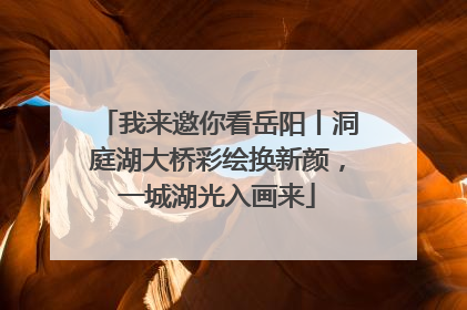 我来邀你看岳阳丨洞庭湖大桥彩绘换新颜，一城湖光入画来