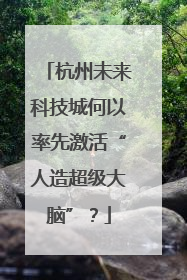 杭州未来科技城何以率先激活“人造超级大脑”？