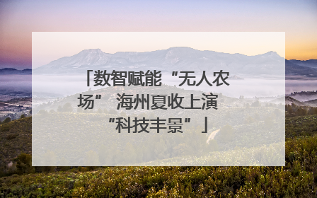 数智赋能“无人农场” 海州夏收上演“科技丰景”