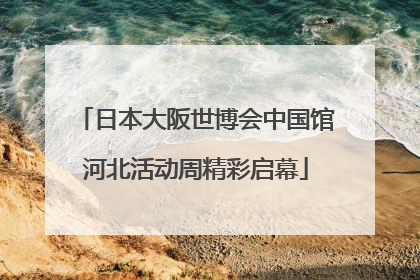 日本大阪世博会中国馆河北活动周精彩启幕