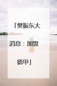 樊振东大消息：加盟德甲