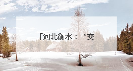 河北衡水：“交农融合”为乡村振兴注入新活力