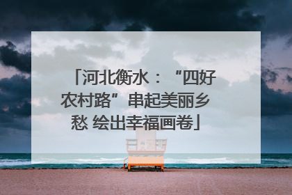 河北衡水：“四好农村路”串起美丽乡愁 绘出幸福画卷