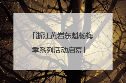 浙江黄岩东魁杨梅季系列活动启幕