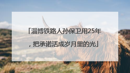 淄博铁路人孙保卫用25年，把承诺活成岁月里的光