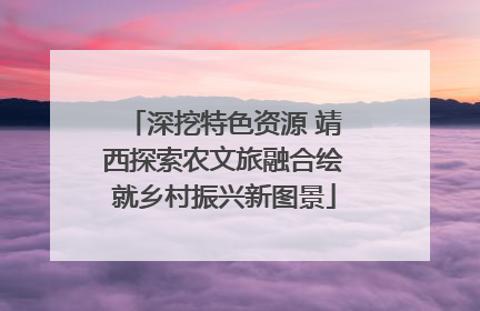 深挖特色资源 靖西探索农文旅融合绘就乡村振兴新图景