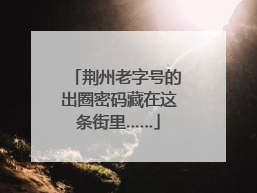 荆州老字号的出圈密码藏在这条街里……