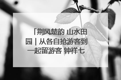 荆风楚韵 山水田园｜从各自抢游客到一起留游客 钟祥七村抱团解了“乡愁”添了“乡酬”