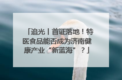 追光丨首证落地！特医食品能否成为济南健康产业“新蓝海”？