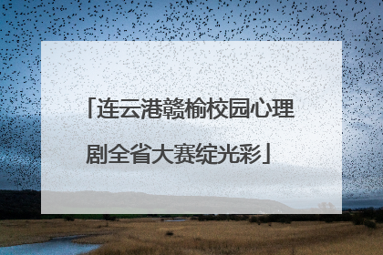 连云港赣榆校园心理剧全省大赛绽光彩