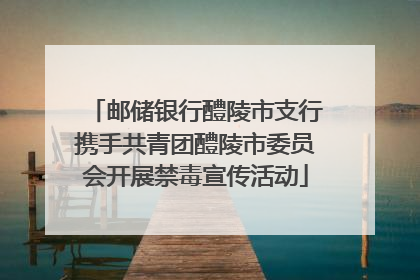 邮储银行醴陵市支行携手共青团醴陵市委员会开展禁毒宣传活动