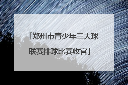 郑州市青少年三大球联赛排球比赛收官