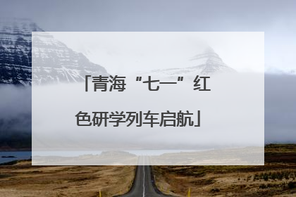 青海“七一”红色研学列车启航