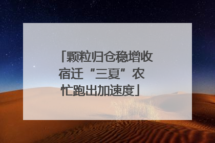 颗粒归仓稳增收 宿迁“三夏”农忙跑出加速度