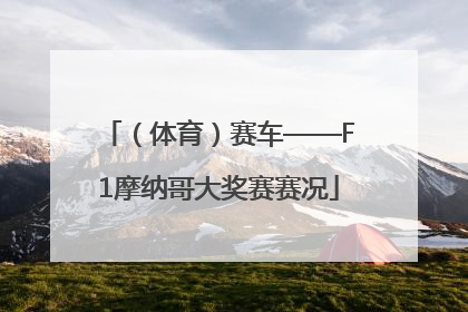 （体育）赛车——F1摩纳哥大奖赛赛况