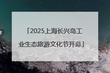 2025上海长兴岛工业生态旅游文化节开幕
