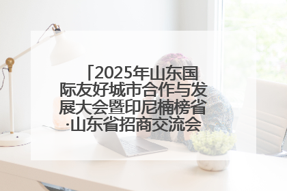 2025年山东国际友好城市合作与发展大会暨印尼楠榜省·山东省招商交流会在济南槐荫举行