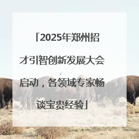 2025年郑州招才引智创新发展大会启动，各领域专家畅谈宝贵经验