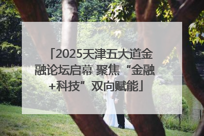 2025天津五大道金融论坛启幕 聚焦“金融+科技”双向赋能