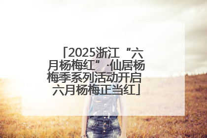 2025浙江“六月杨梅红”·仙居杨梅季系列活动开启 六月杨梅正当红