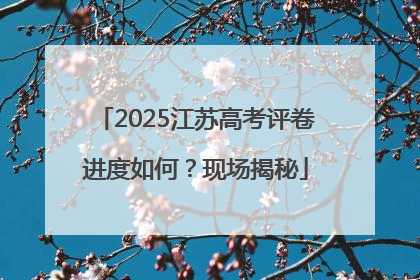 2025江苏高考评卷进度如何？现场揭秘