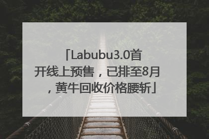 Labubu3.0首开线上预售，已排至8月，黄牛回收价格腰斩